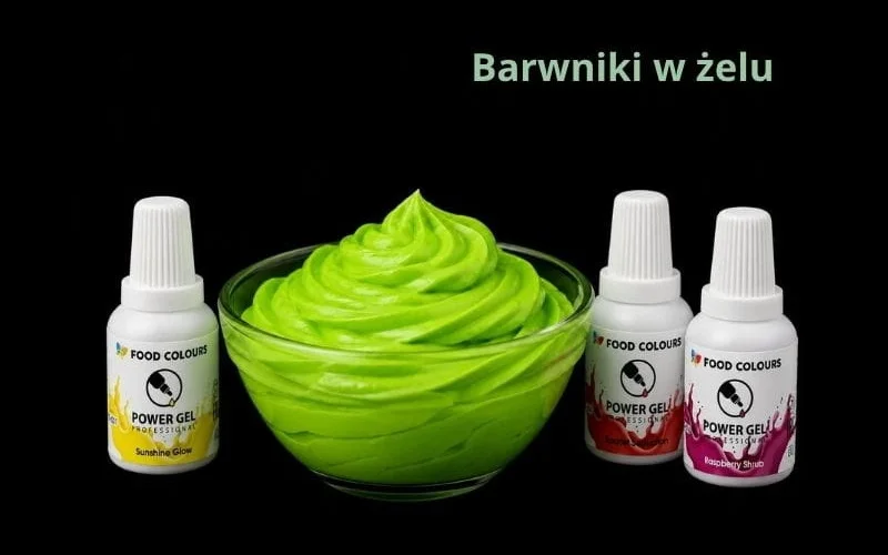 Barwniki spożywcze do tortów i ciast 0 barwniki w żelu - asortyment Food Colours - sklep internetowy colorcake.pl
