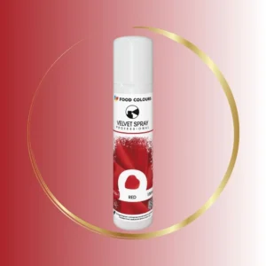 Czerwony zamsz w sprayu do tortów - 100 ml i 250 ml - Food Colours - sklep - colorcake.pl