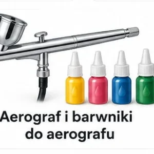 Barwniki spożywcze do aerografu i aerograf - asortyment Food Colours - sklep internetowy - colorcake.pl