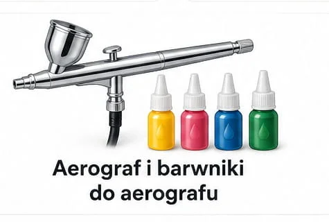 Barwniki spożywcze do aerografu i aerograf - asortyment Food Colours - sklep internetowy - colorcake.pl