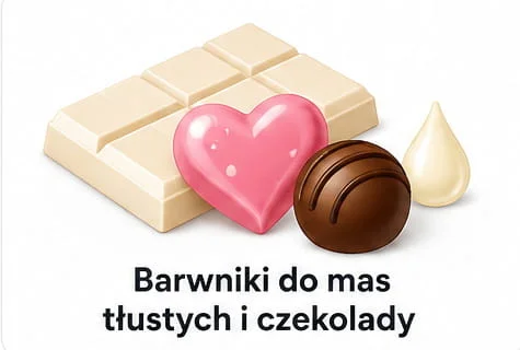 Barwniki do mas tłustych i czekolady - asortyment Foodcolours - sklep internetowy colorcake.pl