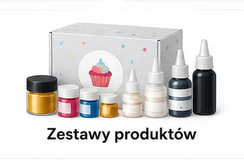 Zestawy produktów barwników spożywczych - asortyment Food Colours - sklep internetowy - colorcake.pl